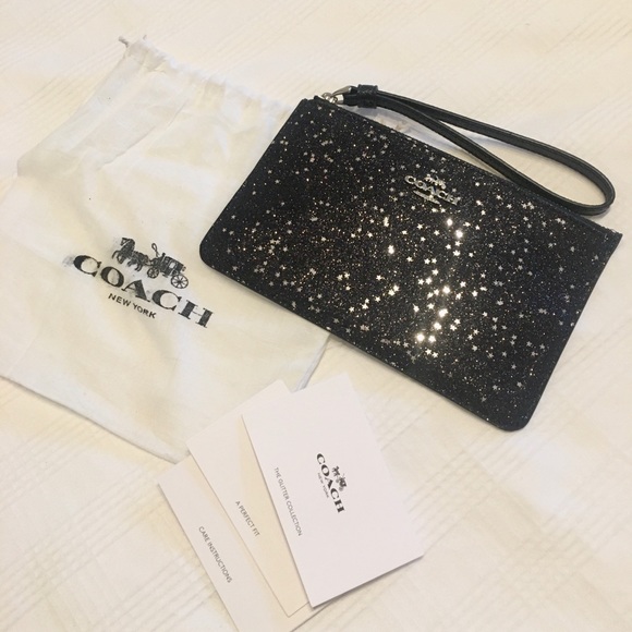 Coach Handbags - Coach Glitter Collection Wristlet Clutch Coach Handbags - Coach Glitter Collection Wristlet Clutch